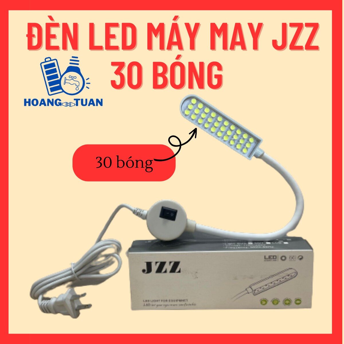 ĐÈN LED MÁY MAY DÈN LED KỶ THUẬT 30 BÓNG JZZ