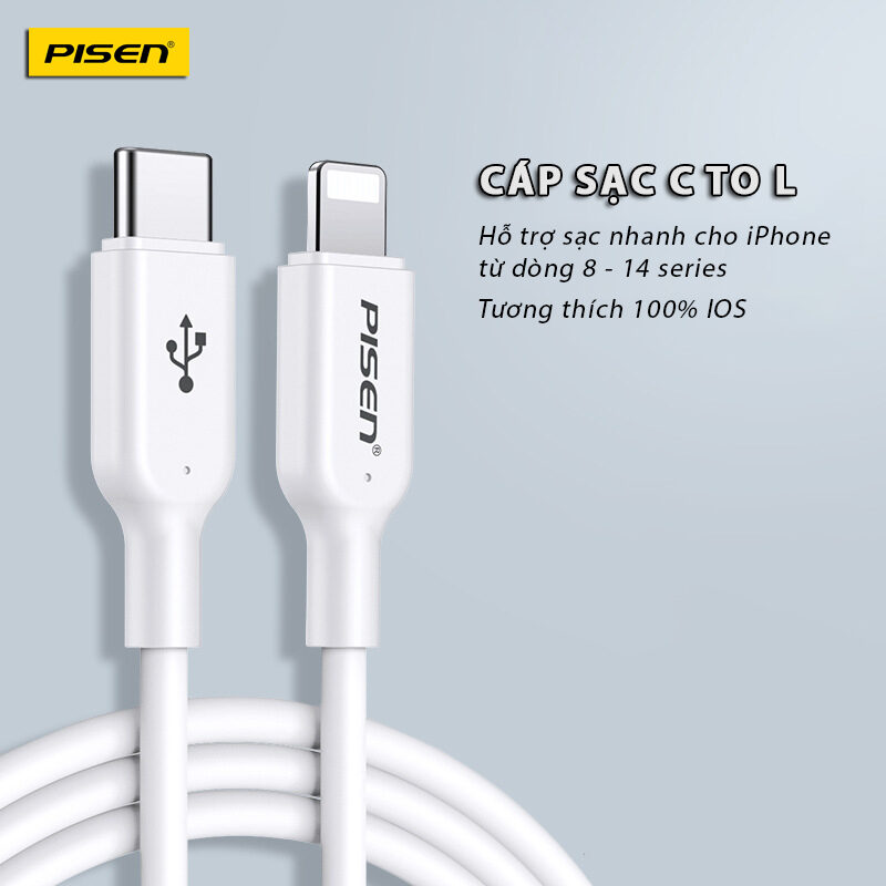 CÁP PISEN SẠC SIÊU NHANH PD01 60W 16 C L1