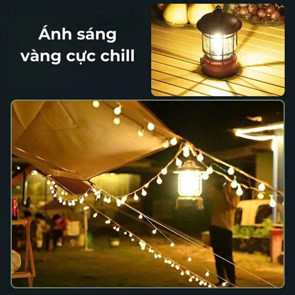 ĐÈN CẮM TRẠI MĂNG XÔNG CỔ ĐIỂN - ÁNH SÁNG VÀNG 2 ĐÈN CẮM TRẠI MĂNG XÔNG CỔ ĐIỂN - ÁNH SÁNG VÀNG - Ảnh 2