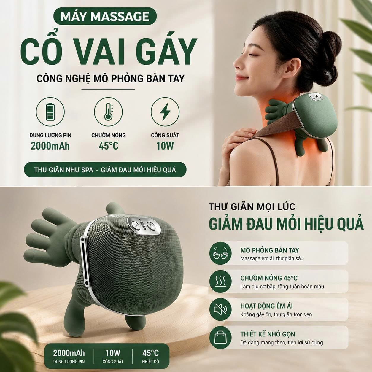 MÁY MASSAGE CỔ VAI GÁY N7