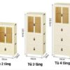 TỦ QUẦN ÁO XẾP GỌN KIOTO 2,3,4 TẦNG 7 KIOTO