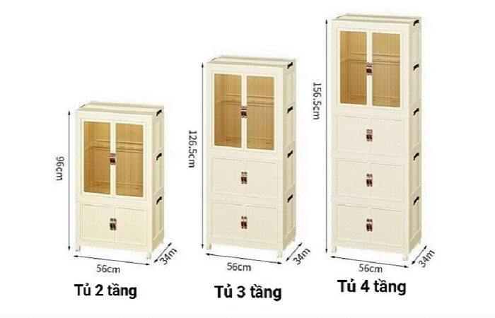 TỦ QUẦN ÁO XẾP GỌN KIOTO 2,3,4 TẦNG 4 TỦ QUẦN ÁO XẾP GỌN KIOTO 2,3,4 TẦNG - Ảnh 4