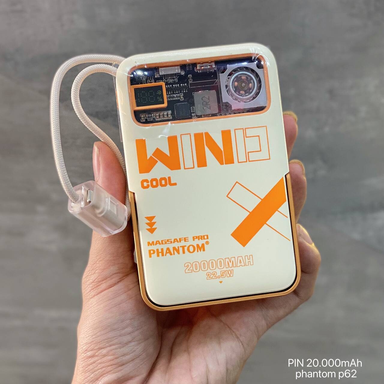 SẠC DỰ PHONG PHANTOM P62 20.000MAH