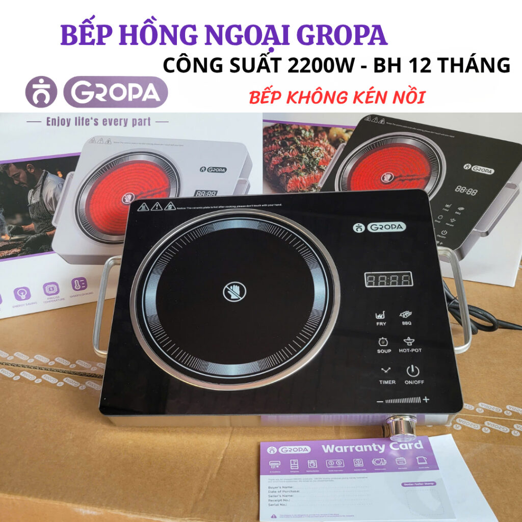 BẾP HỒNG NGOẠI GROPA G1-602