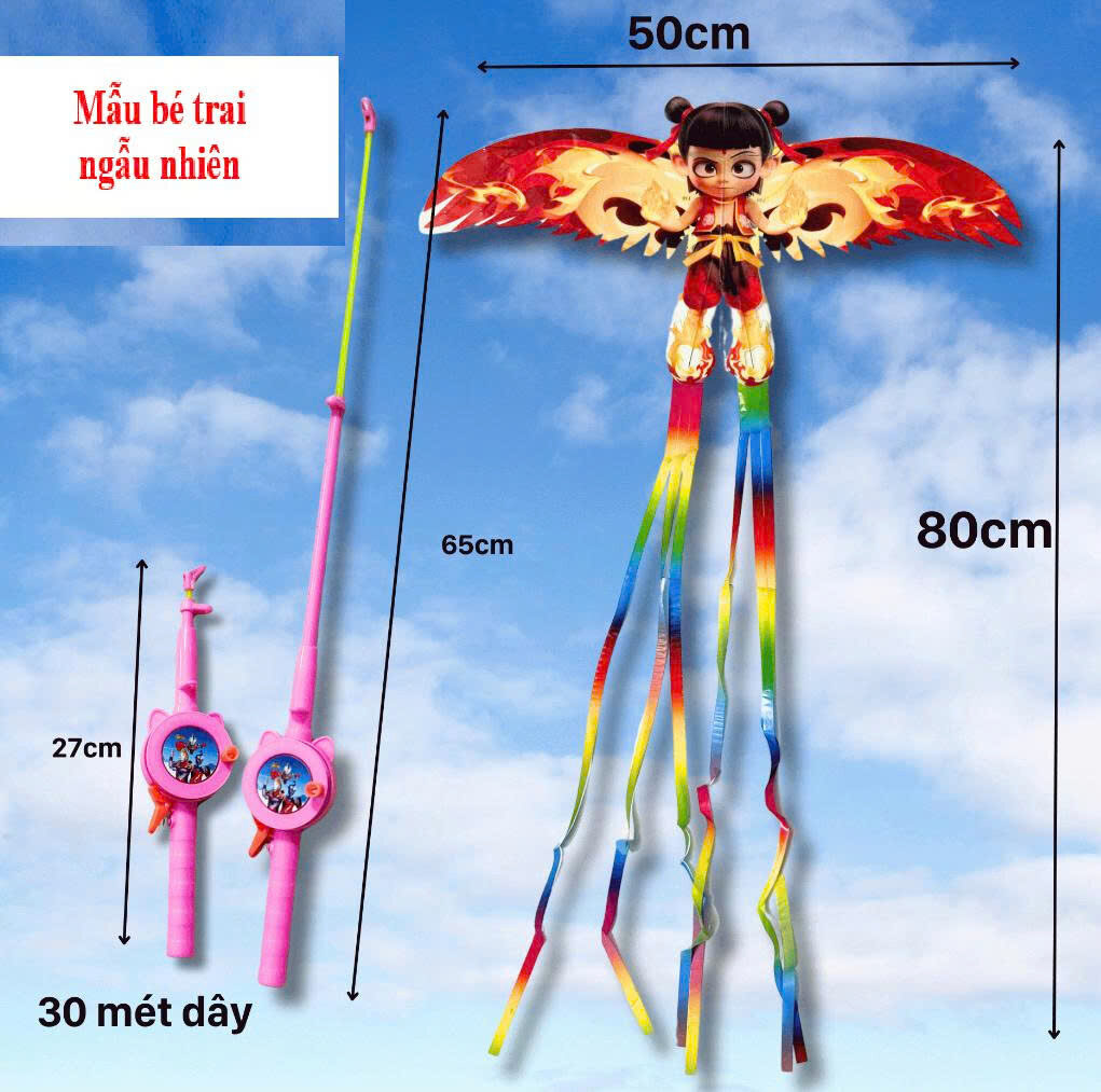 DIỀU CẦN CÂU 3D SIZE CÁNH 50CM 4 DIỀU CẦN CÂU 3D SIZE CÁNH 50CM - Ảnh 4