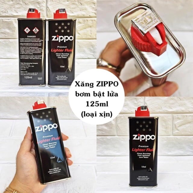 BÌNH BƠM XĂNG ZIPPO 125ML 2 BÌNH BƠM XĂNG ZIPPO 125ML - Ảnh 2