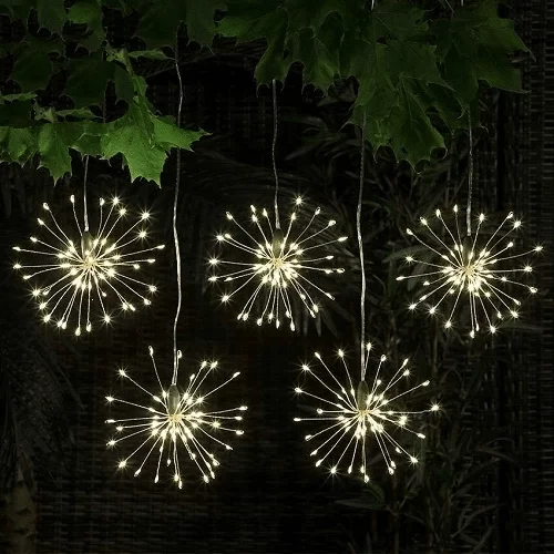 BỘ ĐÈN LED TREO PHÁO HÓA 5 BÔNG 3 TẦNG