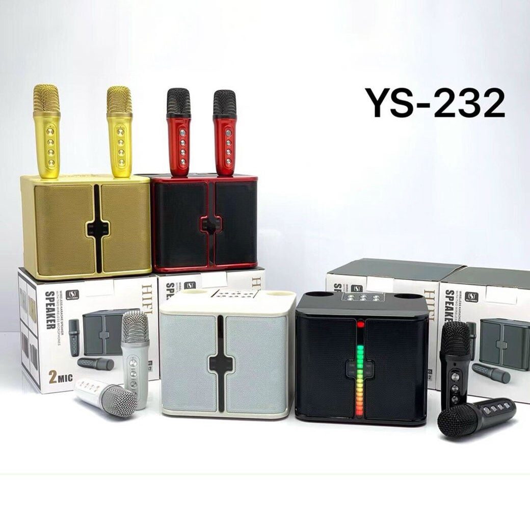 LOA KARAOKE YS-232 ( KÈM 2 MIC)