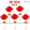 SÉT 10 LỒNG ĐÈN GIẤY TRANG TRÍ SIZE 25CM 11 long den to ong do nilon gia re 16