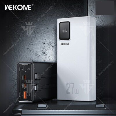 PIN SẠC WEKCOME WP-94 20.000MAH QC-PD + 2 DÂY