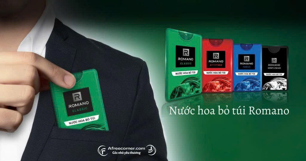 NƯỚC HOA MINI BỎ TÚI ROMANO 18ML 2 NƯỚC HOA MINI BỎ TÚI ROMANO 18ML - Ảnh 2