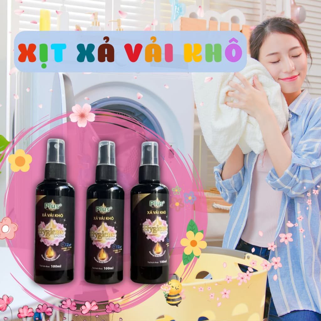 XẢ VẢI KHÔ HYGIEN PLUS 100ML (SL10)