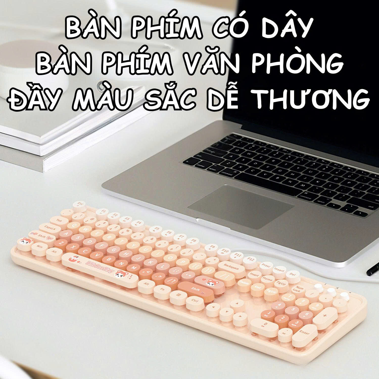 KEYBOARD GIẢ CƠ MOFII SWEET COLOR KUTE 2 KEYBOARD GIẢ CƠ MOFII SWEET COLOR KUTE - Ảnh 2