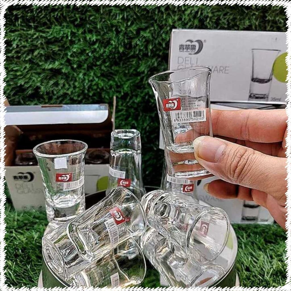 BỘ 6 LY RƯỢU Y3001 30ML ĐẾ DÀY 3 BỘ 6 LY RƯỢU Y3001 30ML ĐẾ DÀY - Ảnh 3