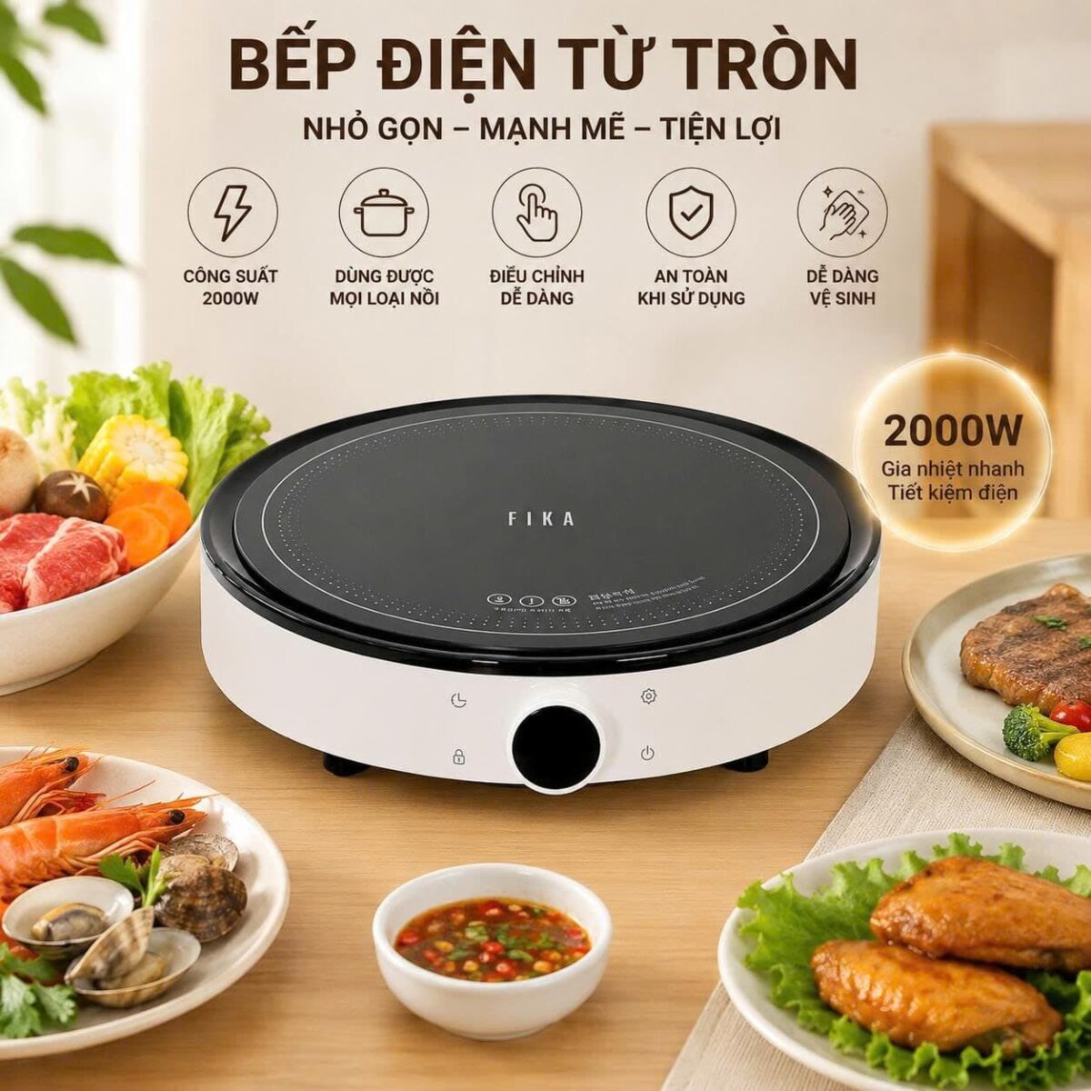 BẾP ĐIỆN TỪ TRÒN MAILI 2026