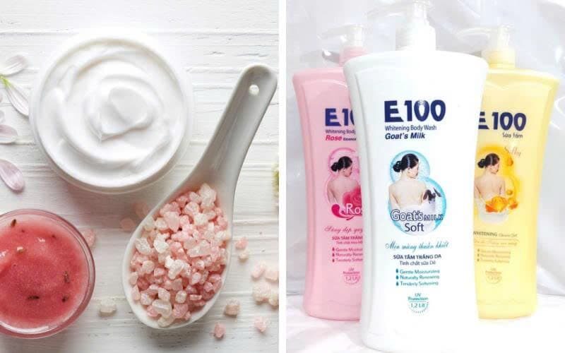SỮA TẮM DƯỠNG TRẮNG E100 (1200ML) 3 SỮA TẮM DƯỠNG TRẮNG E100 (1200ML) - Ảnh 3