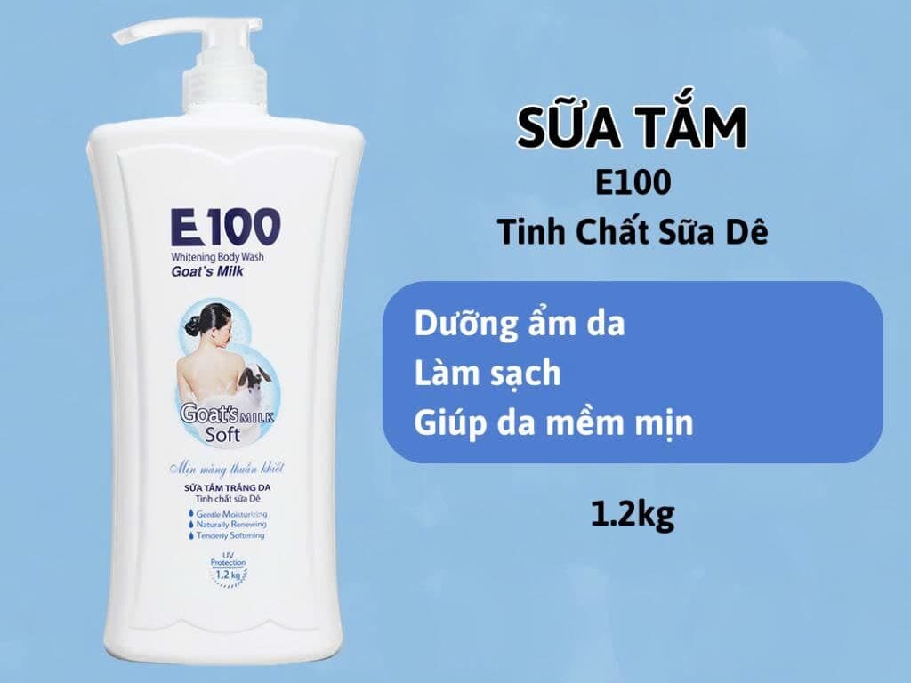 SỮA TẮM DƯỠNG TRẮNG E100 (1200ML)