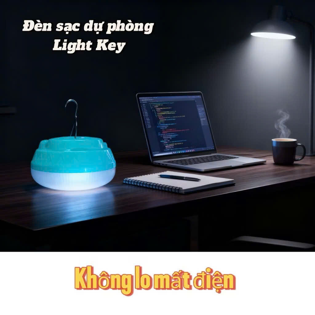 Bóng đèn tích điện xanh 100w móc treo 6 Bóng đèn tích điện xanh 100w móc treo - Ảnh 6