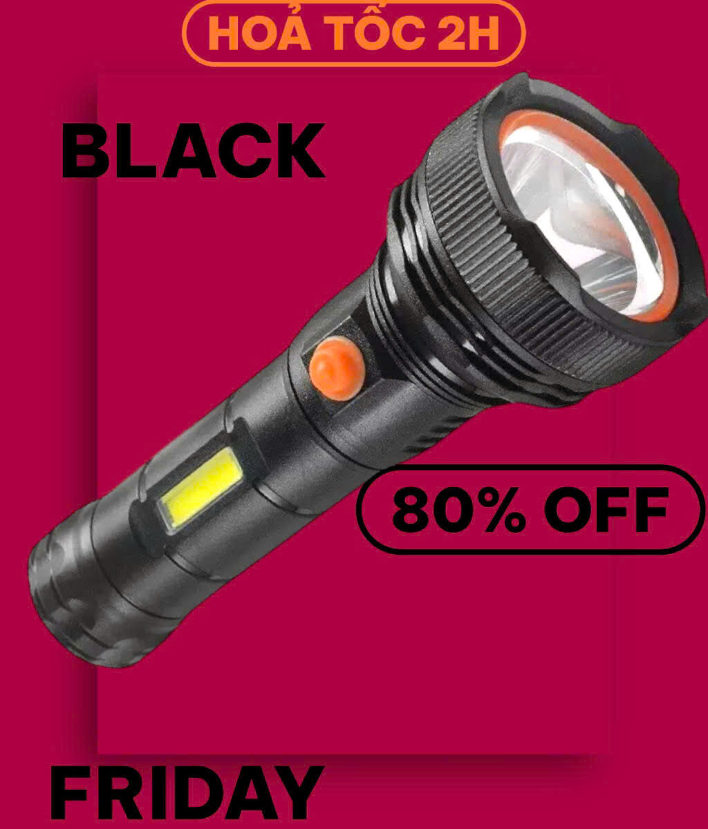 ĐÈN PIN CẦM TAY 2IN1 HB-052