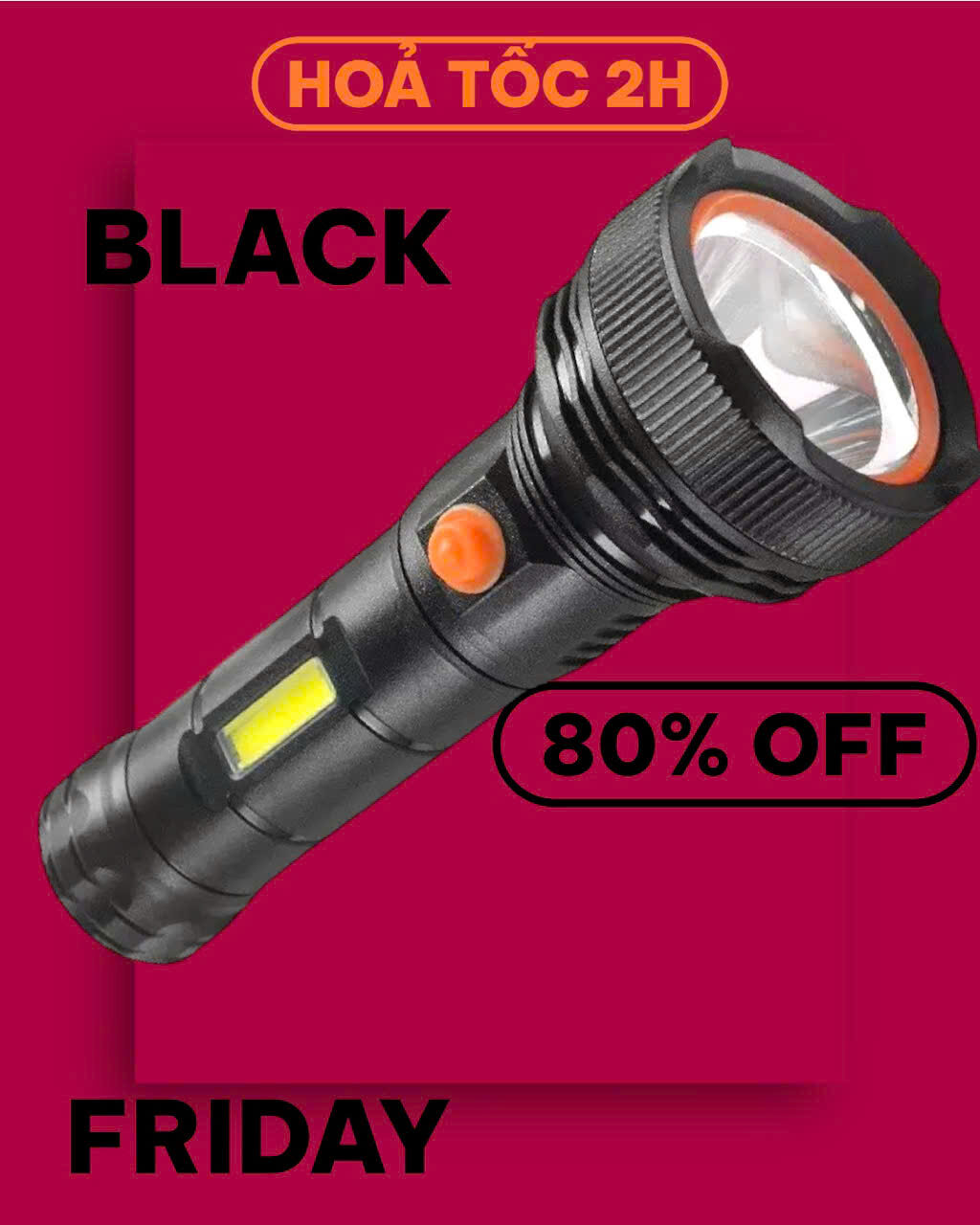 ĐÈN PIN CẦM TAY 2IN1 HB-052