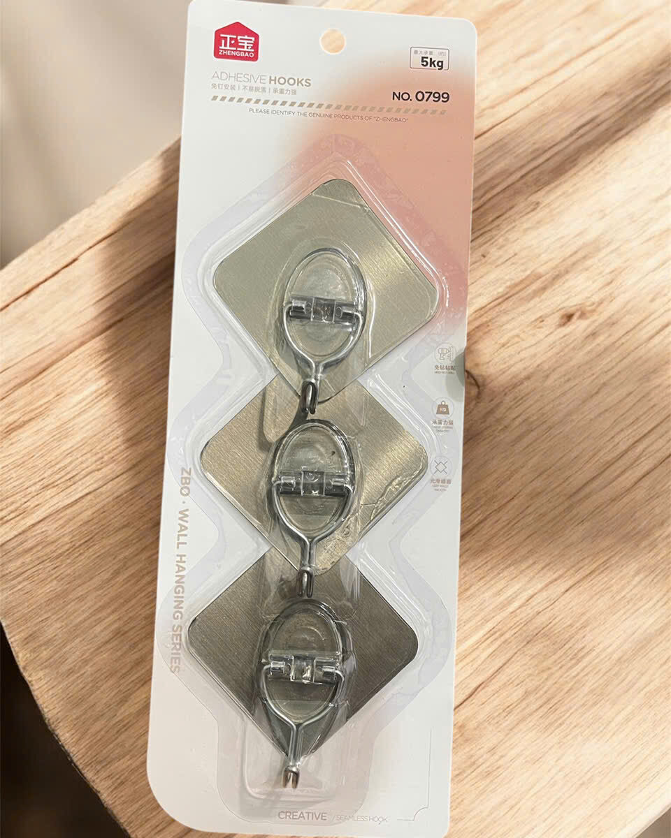 BỘ 3 MÓC DÁN TƯỜNG HÌNH THÚ