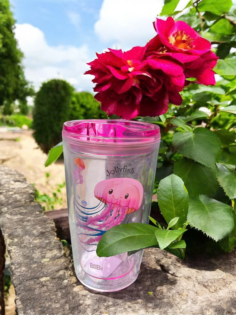 LY NHỰA 2 LỚP BIBI 480ML ĐỦ MÀU