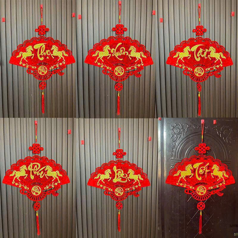 LIỄN TREO TẾT CÂY QUẠT