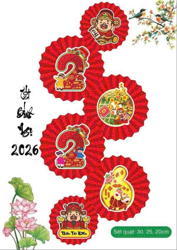 SÉT 6 QUẠT DÁN TƯỜNG DECOR TẾT 2026 19 z7325627308380 39bcaf8e0d1b000bd99b8b3d8b7ef760