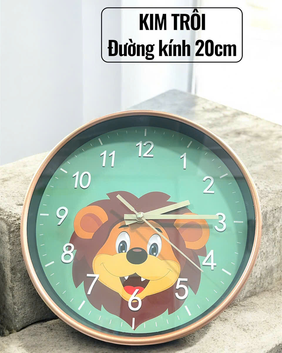 ĐỒNG HỒ TREO TƯỜNG KIM TRÔI 20CM
