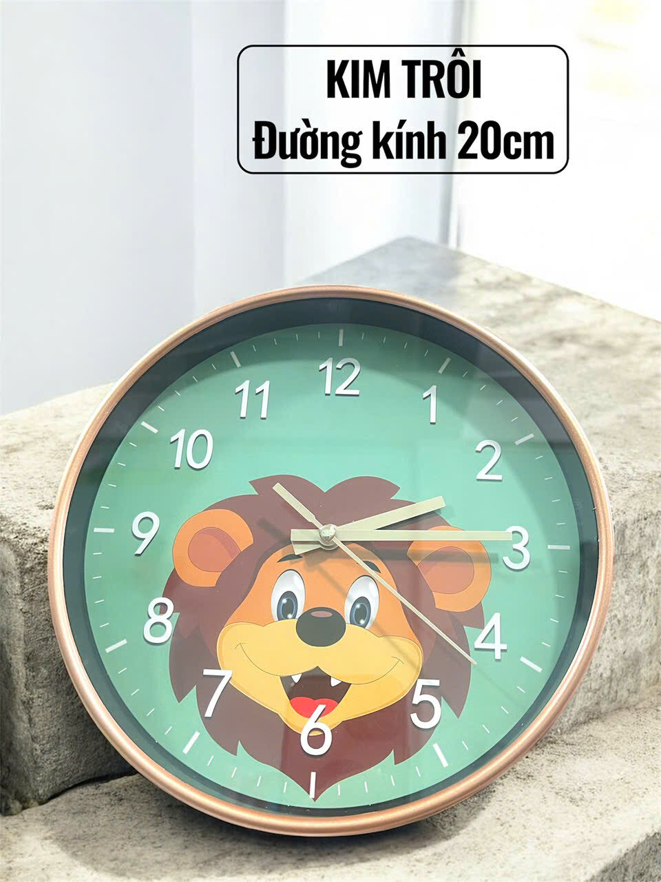 ĐỒNG HỒ TREO TƯỜNG KIM TRÔI 20CM