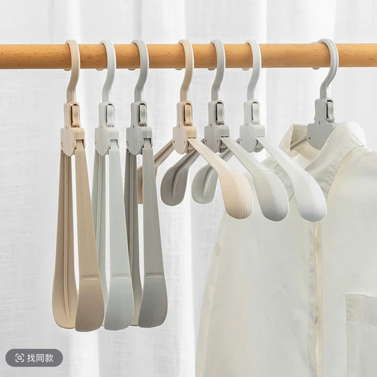 COMBO 5 MÓC TREO QUẦN ÁO GẤP GỌN