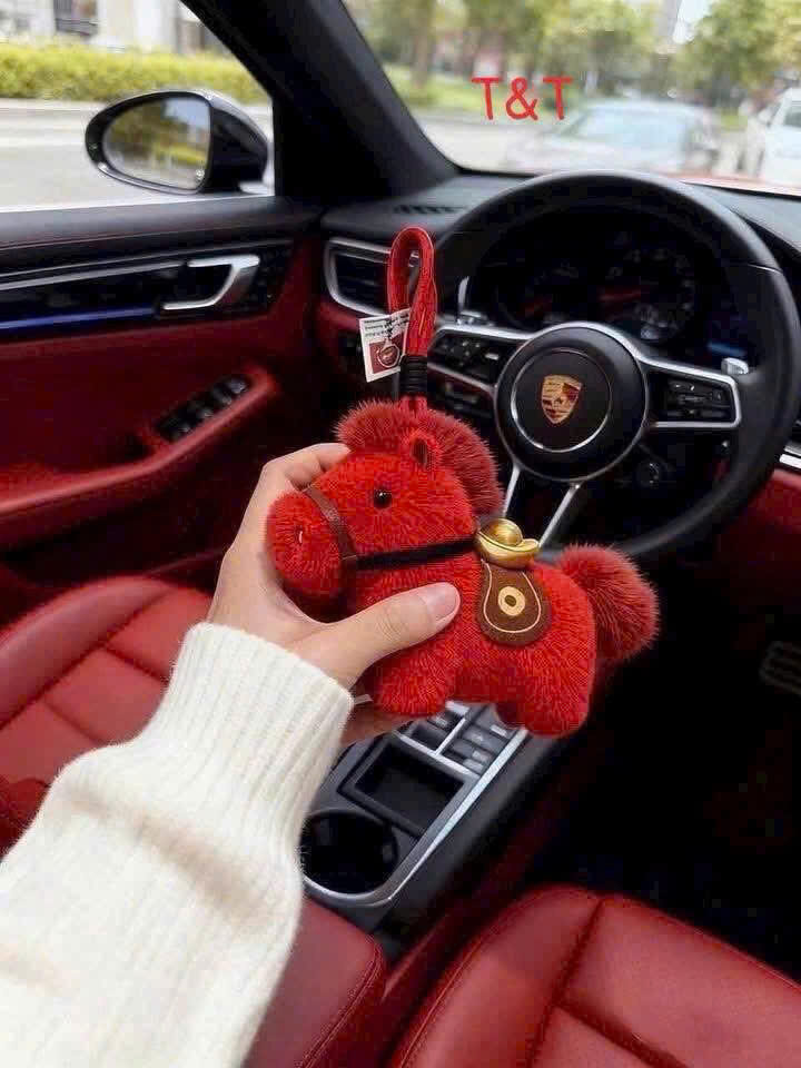 MÓC KHÓA NGỰA BÔNG