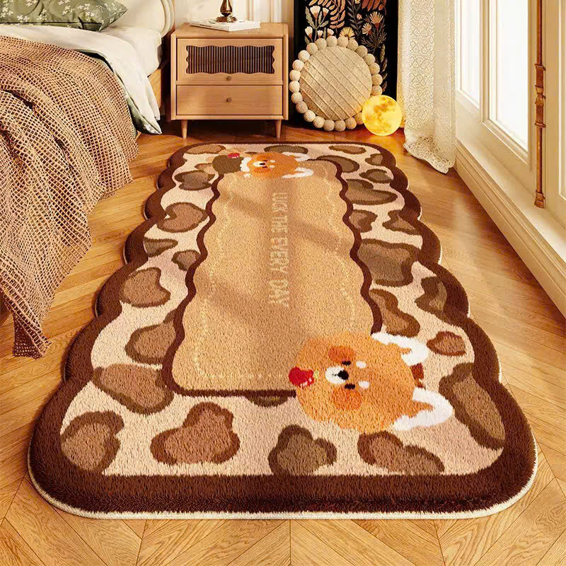 THẢM CHÂN GIƯỜNG DECOR CHÓ MÈO