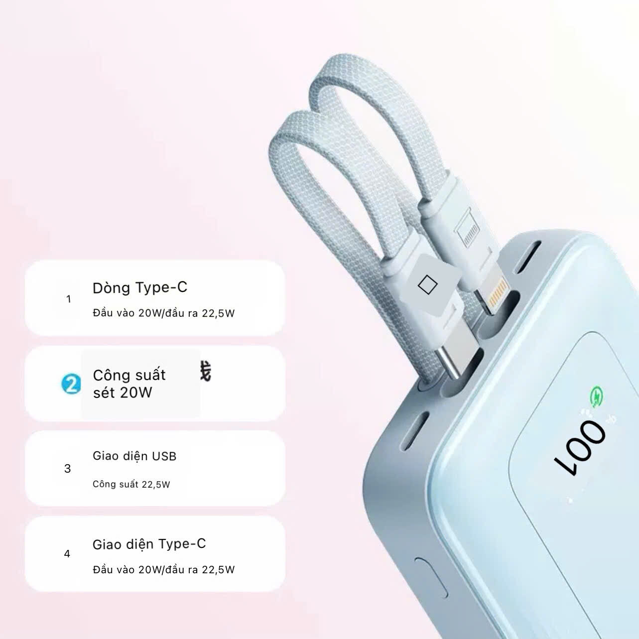 SẠC DỰ PHONG MINI P58 20.000MAH