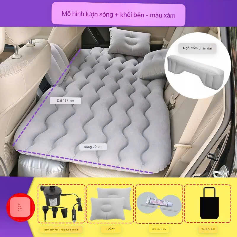 NỆM XE HƠI GƠN SÓNG KÈM BƠM ĐIỆN