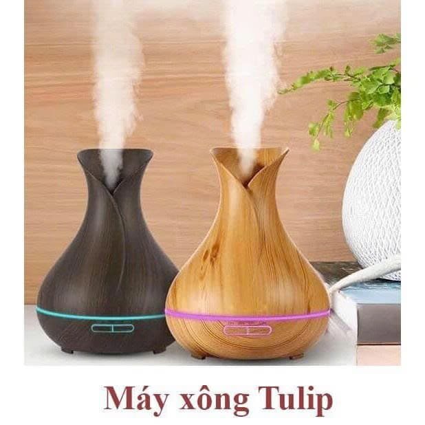MÁY XÔNG TINH DẦU HOA TULIP CÓ REMOTE