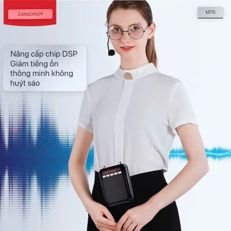 LOA TRỢ GIẢNG ZANSONG M70- MÍC KHÔNG DÂY 5 LOA TRỢ GIẢNG ZANSONG M70- MÍC KHÔNG DÂY - Ảnh 5