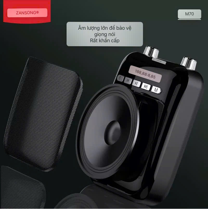 LOA TRỢ GIẢNG ZANSONG M70- MÍC KHÔNG DÂY 3 LOA TRỢ GIẢNG ZANSONG M70- MÍC KHÔNG DÂY - Ảnh 3