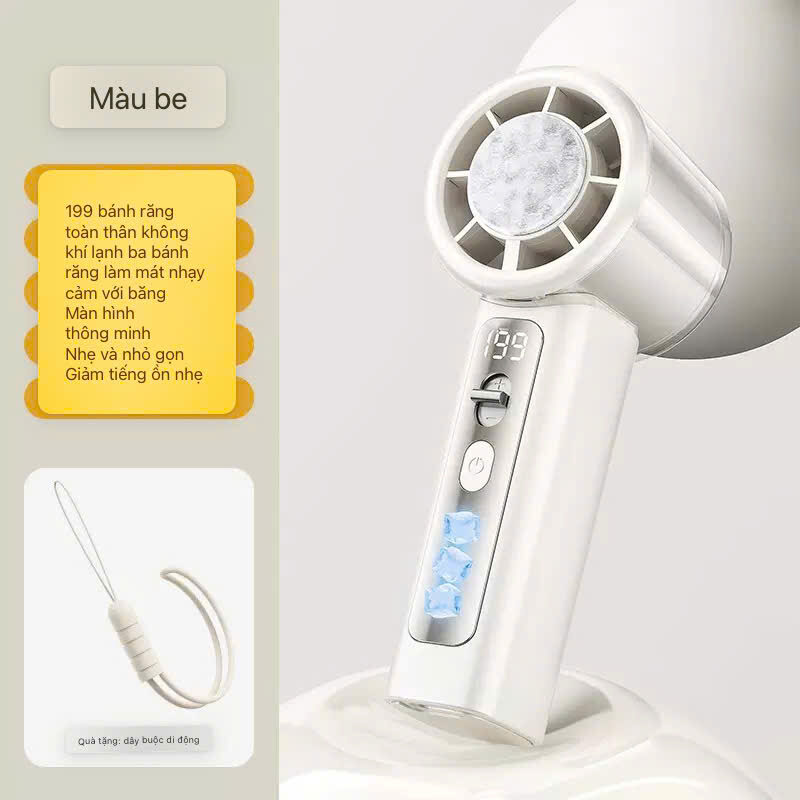 QUẠT MINI CẦM TAY SÒ LẠNH DS51 4 QUẠT MINI CẦM TAY SÒ LẠNH DS51 - Ảnh 4