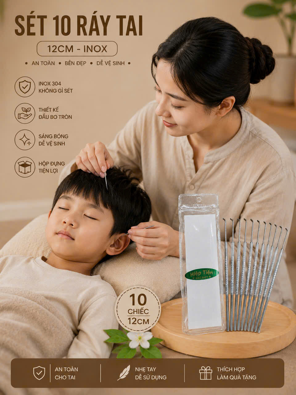 SÉT 10 CÂY RÁY TAI INOX 12CM 10 z7870722856116 887e901bc177e1859ac8c2ac6d21037e
