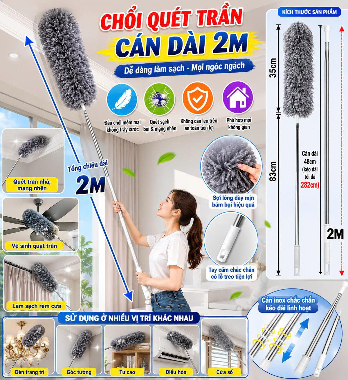 CHỔI QUÉT BỤI INOX CÁN DÀI PHẤT TRẦN 8 z7873927022517 b8b0a66f32eaba34801d0ba4676f8884 6