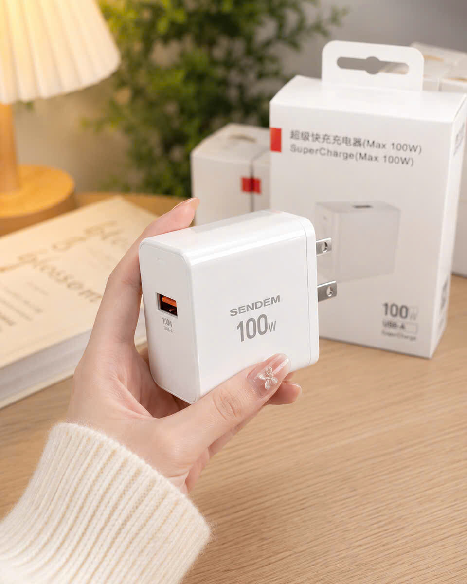 CỐC SẠC SENDEM 100W CỔNG USB