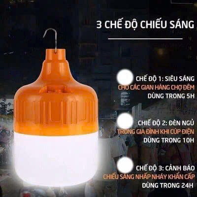 BÓNG ĐÈN CAM SẠC TÍCH ĐIỆN 200W CÓ MÓC TREO 2 BÓNG ĐÈN CAM SẠC TÍCH ĐIỆN 200W CÓ MÓC TREO - Ảnh 2
