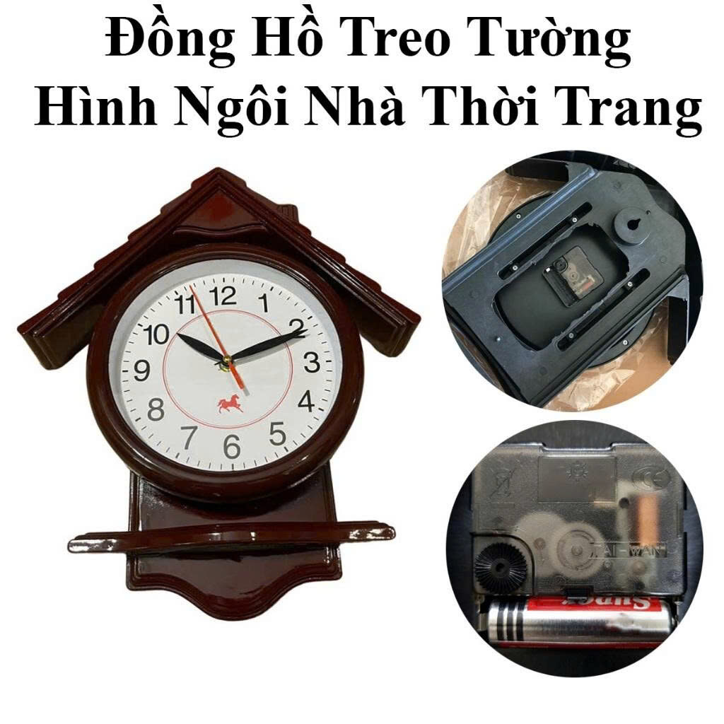 ĐỒNG HỒ TREO TƯỜNG MÁI NHÀ 3 ĐỒNG HỒ TREO TƯỜNG MÁI NHÀ - Ảnh 3
