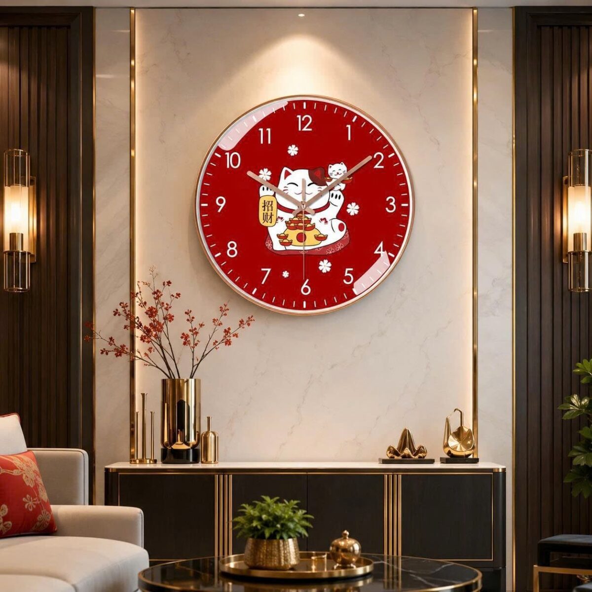 ĐỒNG HỒ TREO TƯỜNG HÌNH MÈO