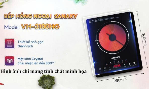 BẾP HÔNG NGOẠI SANAKY 3100HG CẢM ỨNG 3 BẾP HÔNG NGOẠI SANAKY 3100HG CẢM ỨNG - Ảnh 3