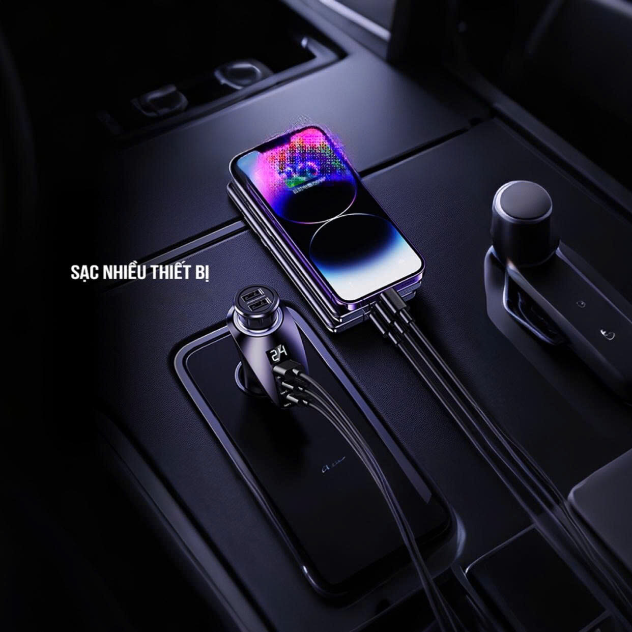 CỐC SẠC XE HƠI CHIA TÂU SẠC REMAX RC-339 3 CỐC SẠC XE HƠI CHIA TÂU SẠC REMAX RC-339 - Ảnh 3