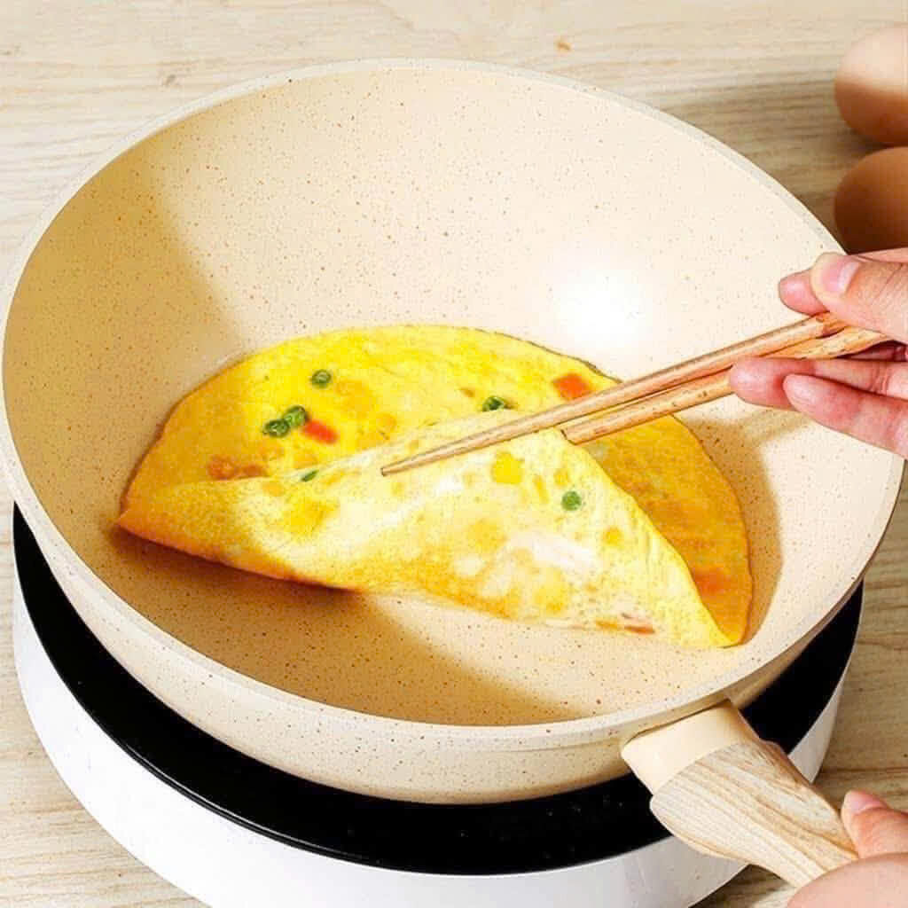 CHẢO NHẬT CHỐNG DÍNH SÂU LÒNG 28CM 2 CHẢO NHẬT CHỐNG DÍNH SÂU LÒNG 28CM - Ảnh 2