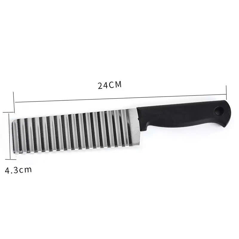 DAO LƯỢN SÓNG GỌT RAU CỦ 24CM 3 DAO LƯỢN SÓNG GỌT RAU CỦ 24CM - Ảnh 3