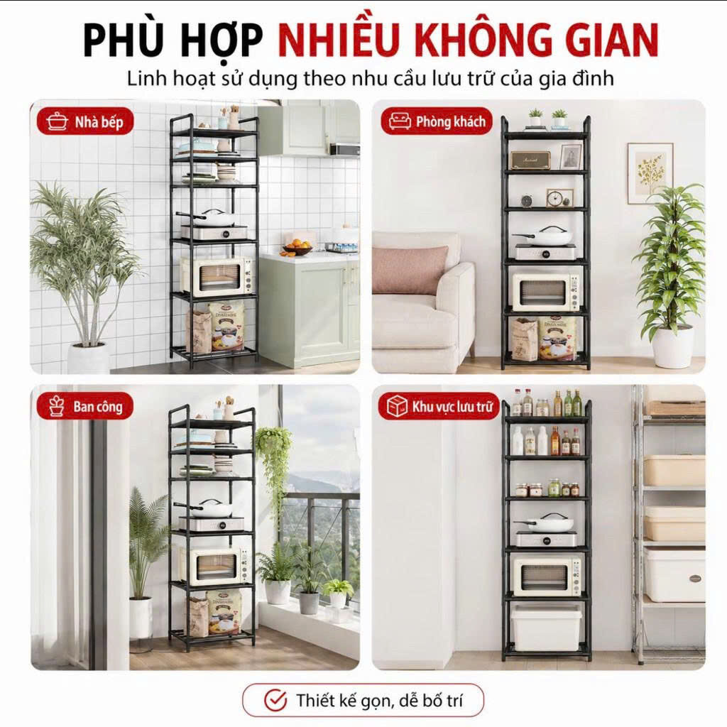 KỆ NHÀ BẾP ĐA NĂNG 6 TẦNG KHUNG THÉP 5 KỆ NHÀ BẾP ĐA NĂNG 6 TẦNG KHUNG THÉP - Ảnh 5
